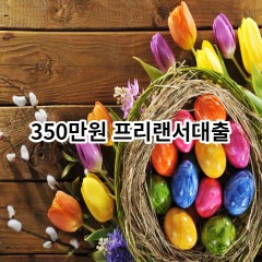 350만원 프리랜서대출 급전 당일 소액 일수 월변