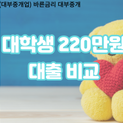 대학생 월변220만원대출 소액220만원대출 개인돈220만원 비대면220만원