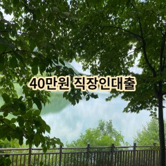 40만원 직장인대출 급전 당일 소액 일수 월변