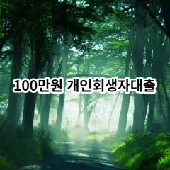 100만원 개인회생자대출 급전 당일 소액 일수 월변