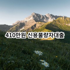 30만원 신용불량자대출 급전 당일 소액 일수 월변