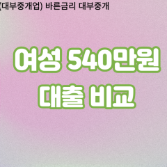 여성 월변540만원대출 소액540만원대출 개인돈540만원 비대면540만원