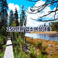 250만원 업소여성대출 급전 당일 소액 일수 월변